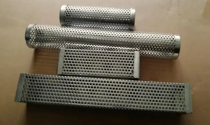 Round Metal BBQ Smoke Generator Tube for Hot and Cold Smoking, 15cm or 30cm