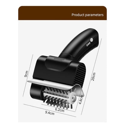 Electric BBQ Grill Brush, Rechargeable Stainless Steel Roller Brush for Outdoor Camping