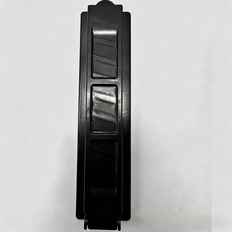 Single-Row Kebab Maker Press, Reusable PP Plastic Skewer Tool - 1 PC Black