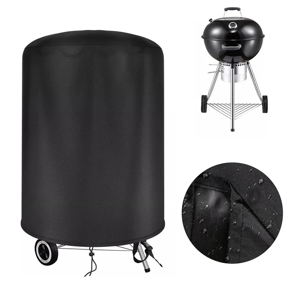 bbqdeals Kettle BBQ Cover, Black Oxford Cloth, 70 x 70cm, Waterproof Cover