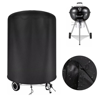 bbqdeals Kettle BBQ Cover, Black Oxford Cloth, 70 x 70cm, Waterproof Cover