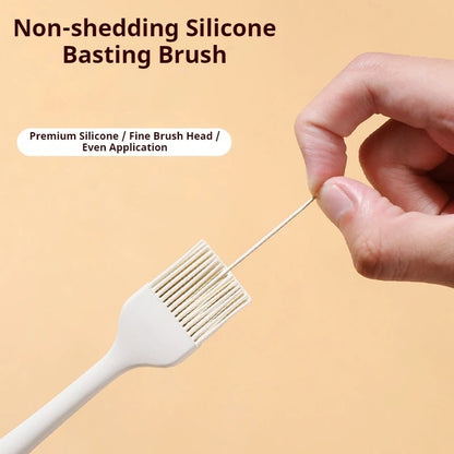 Silicone Basting Brush for BBQ, Baking and Cooking, 20.5-28cm