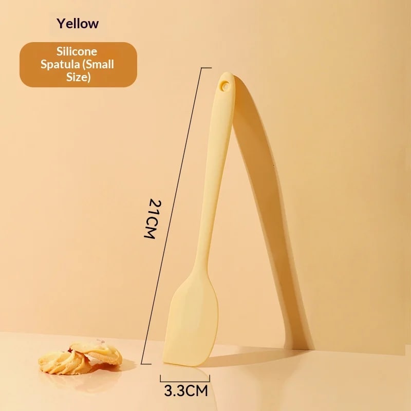 Silicone Basting Brush for BBQ, Baking and Cooking, 20.5-28cm - 21x3.3cm yellow