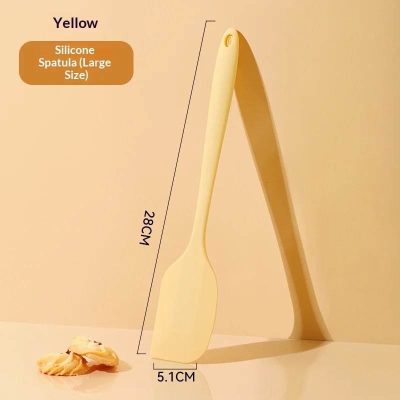 Silicone Basting Brush for BBQ, Baking and Cooking, 20.5-28cm - 28x5.1cm yellow