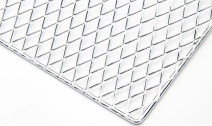 Metal BBQ Grill Mesh Cooking Rack, Multiple Sizes for Barbecue