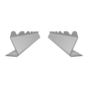 Stainless Steel BBQ Skewer Rack Set for Chicken, Vegetables and Seafood, 35cm