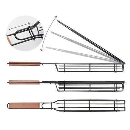 3-Piece Barbecue Grilling Basket Set, 49cm Mesh Baskets