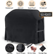 420D Waterproof BBQ Grill Cover in Multiple Sizes