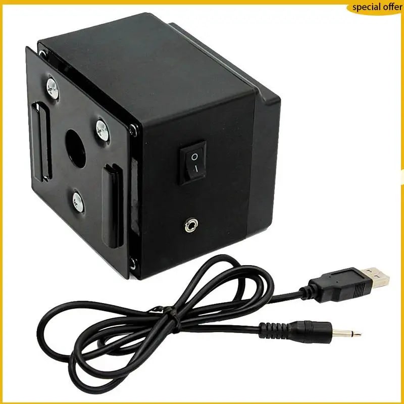 5V USB BBQ Rotisserie Motor FD605A, 5W Black Composite