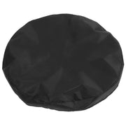 ROSENICE 100cm Round Black Plastic Fire Pit and BBQ Cover