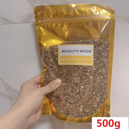 BBQ Smoking Wood Chips, Apple, Cherry, Oak, Hickory and More, 125g to 500g - Mesquite 500g