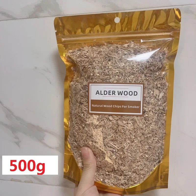 BBQ Smoking Wood Chips, Apple, Cherry, Oak, Hickory and More, 125g to 500g - Alder Chips 500g