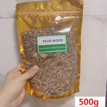 BBQ Smoking Wood Chips, Apple, Cherry, Oak, Hickory and More, 125g to 500g - Pear 500g