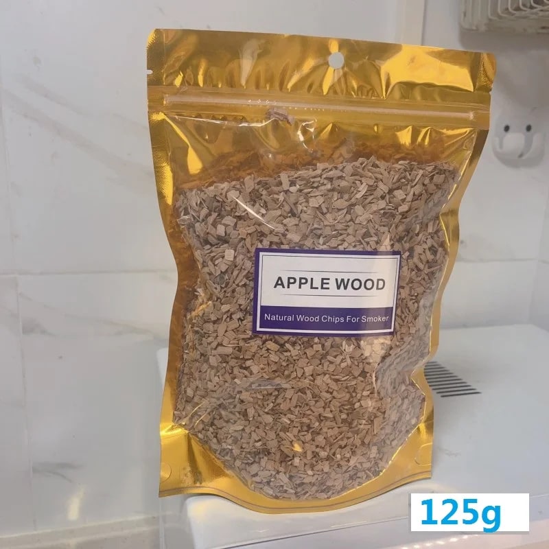 BBQ Smoking Wood Chips, Apple, Cherry, Oak, Hickory and More, 125g to 500g - apple chips 125g