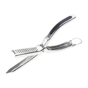 Zinc Alloy Rib Membrane Remover Tongs, Silver, 18cm