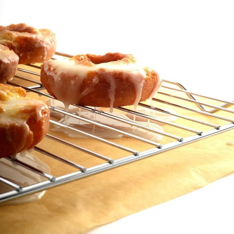 304 Stainless Steel Baking and Cooling Rack for BBQs and Ovens, Small or Large