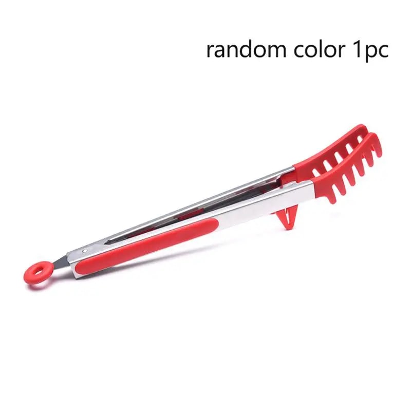 High-Temperature Resistant Silicone BBQ Tongs for Grilling and Cooking - A3