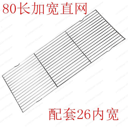 BBQ Grill Rack and Baking Tray Options, Straight Mesh and Fine Grid