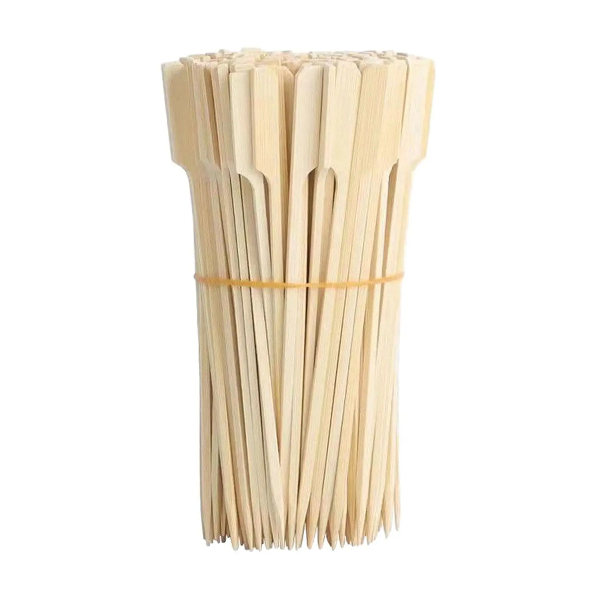 Kesoto Bamboo Wood Skewers, 100 Pack, Paddle Handles, 9cm, 15cm or 18cm