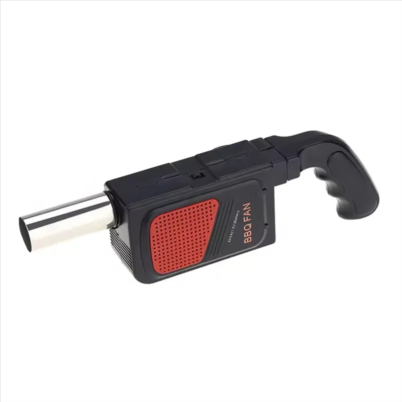 Handheld Electric BBQ Fan Air Blower, 4 × AA Battery Powered