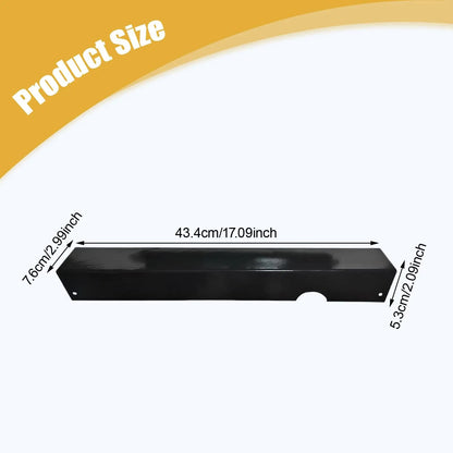 5-Piece Stainless Steel BBQ Heat Plates, 43.4cm Replacement Burner Covers