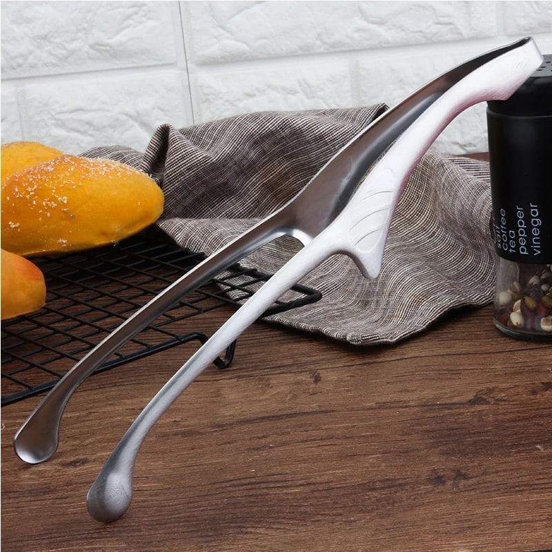 Stainless Steel BBQ Tongs for Grilling, S/M/L Sizes