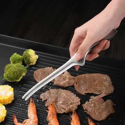 Stainless Steel BBQ Tongs for Grilling, S/M/L Sizes