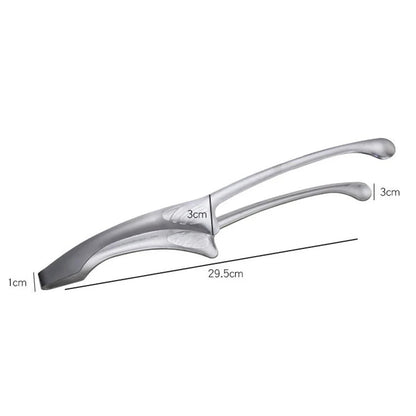 Stainless Steel BBQ Tongs for Grilling, S/M/L Sizes - L