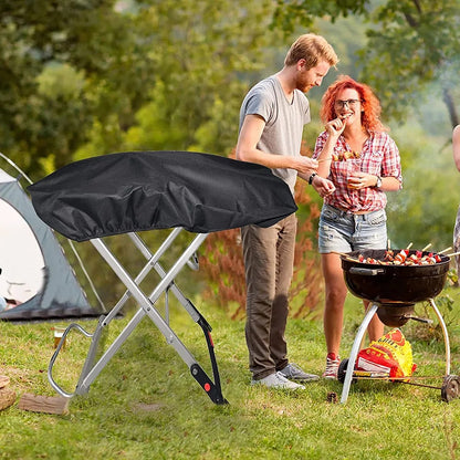Gas Grill Cover for Weber Traveler, 210D Oxford Cloth, 101 x 49 x 25cm