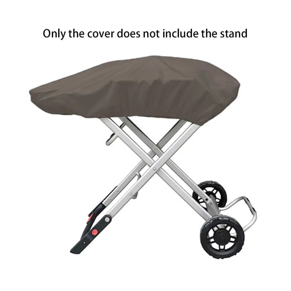 Gas Grill Cover for Weber Traveler, 210D Oxford Cloth, 101 x 49 x 25cm - Coffee