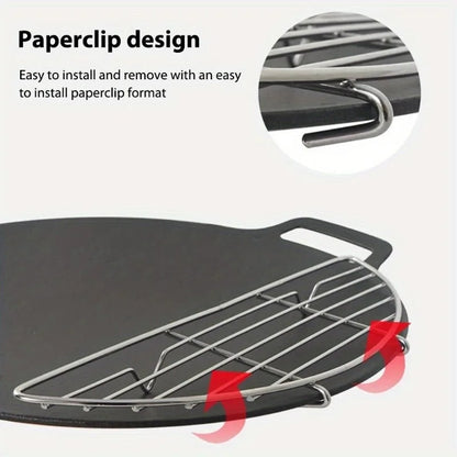 Semi-Circular BBQ Grate 304 Stainless Steel Grill Rack, S or L