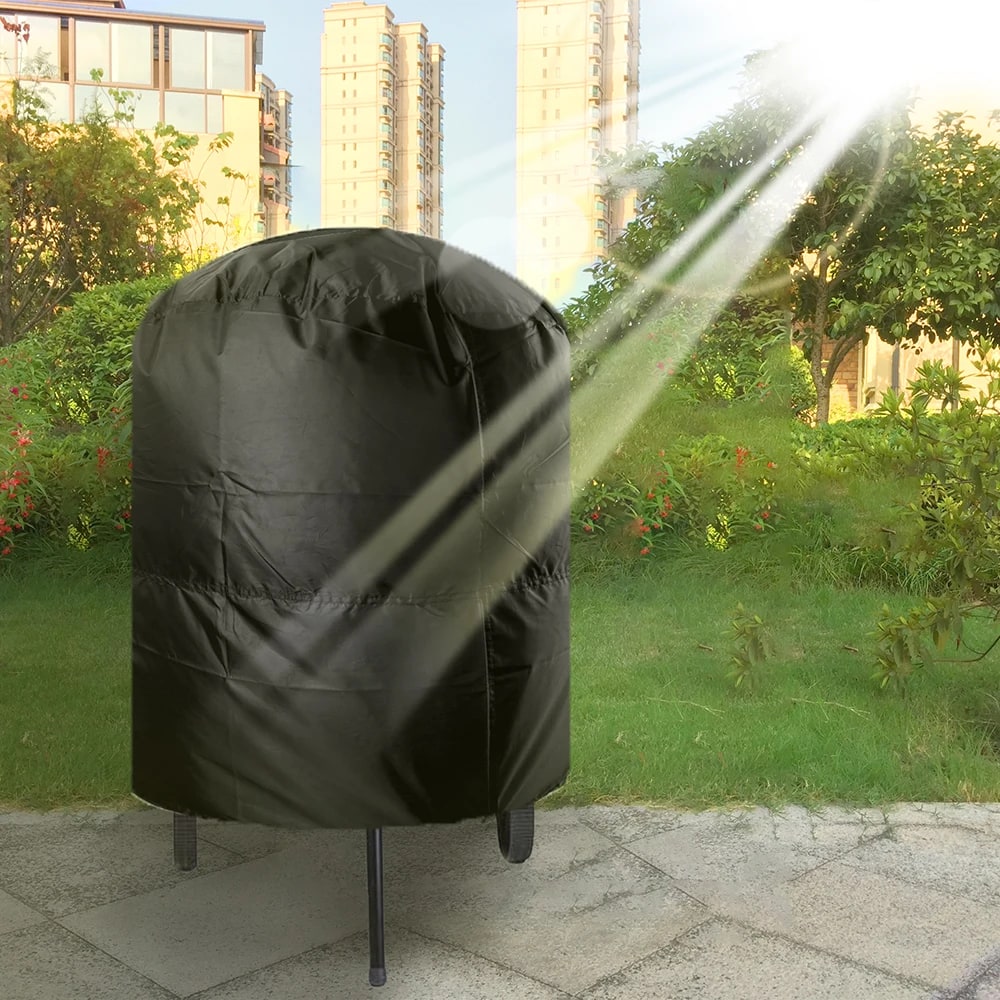 Waterproof Oxford Cloth BBQ Grill Cover, Black, 58x77cm or 66x100x88cm