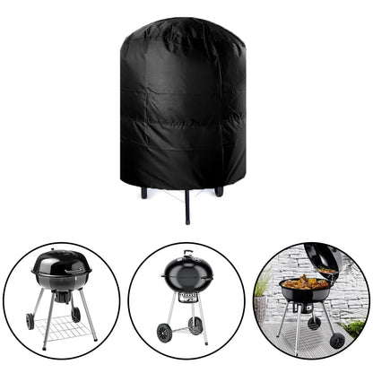 Waterproof Oxford Cloth BBQ Grill Cover, Black, 58x77cm or 66x100x88cm