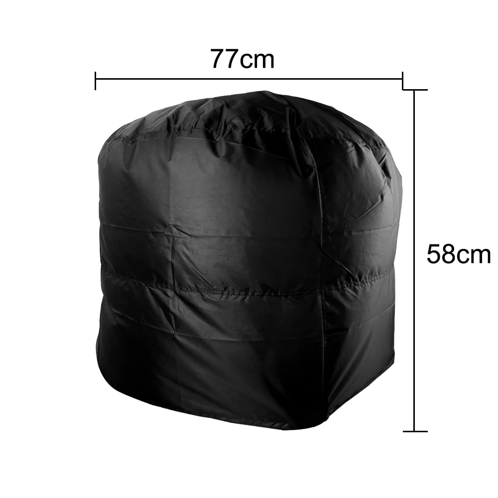Waterproof Oxford Cloth BBQ Grill Cover, Black, 58x77cm or 66x100x88cm - 58x77cm