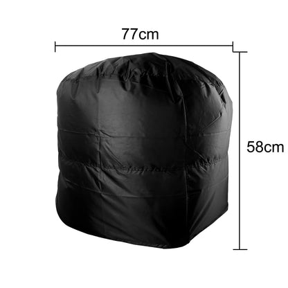 Waterproof Oxford Cloth BBQ Grill Cover, Black, 58x77cm or 66x100x88cm - 58x77cm