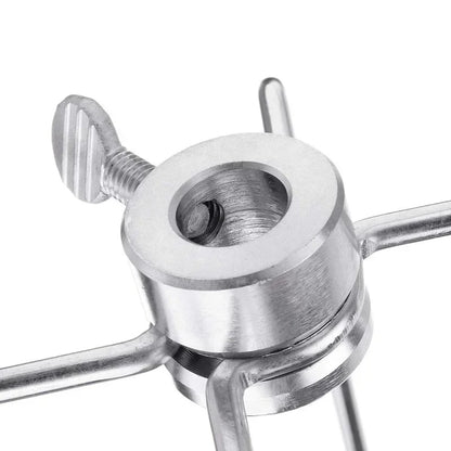 Stainless Steel Rotisserie Meat Forks, 2-Piece Adjustable Clamp Set