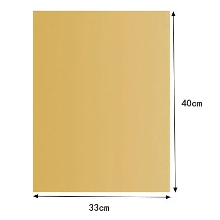 Reusable Non-Stick BBQ Grill Mat, Teflon-Coated Glass Fibre Oven Pad - Gold