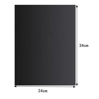 Reusable Non-Stick BBQ Grill Mat, Teflon-Coated Glass Fibre Oven Pad - Red