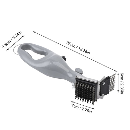 BBQ Grill Steam Cleaning Brush with Water Spray and Stainless Steel Brush Head