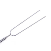 Telescopic BBQ Grilling Fork, Stainless Steel with Wooden Handle, 31-82cm