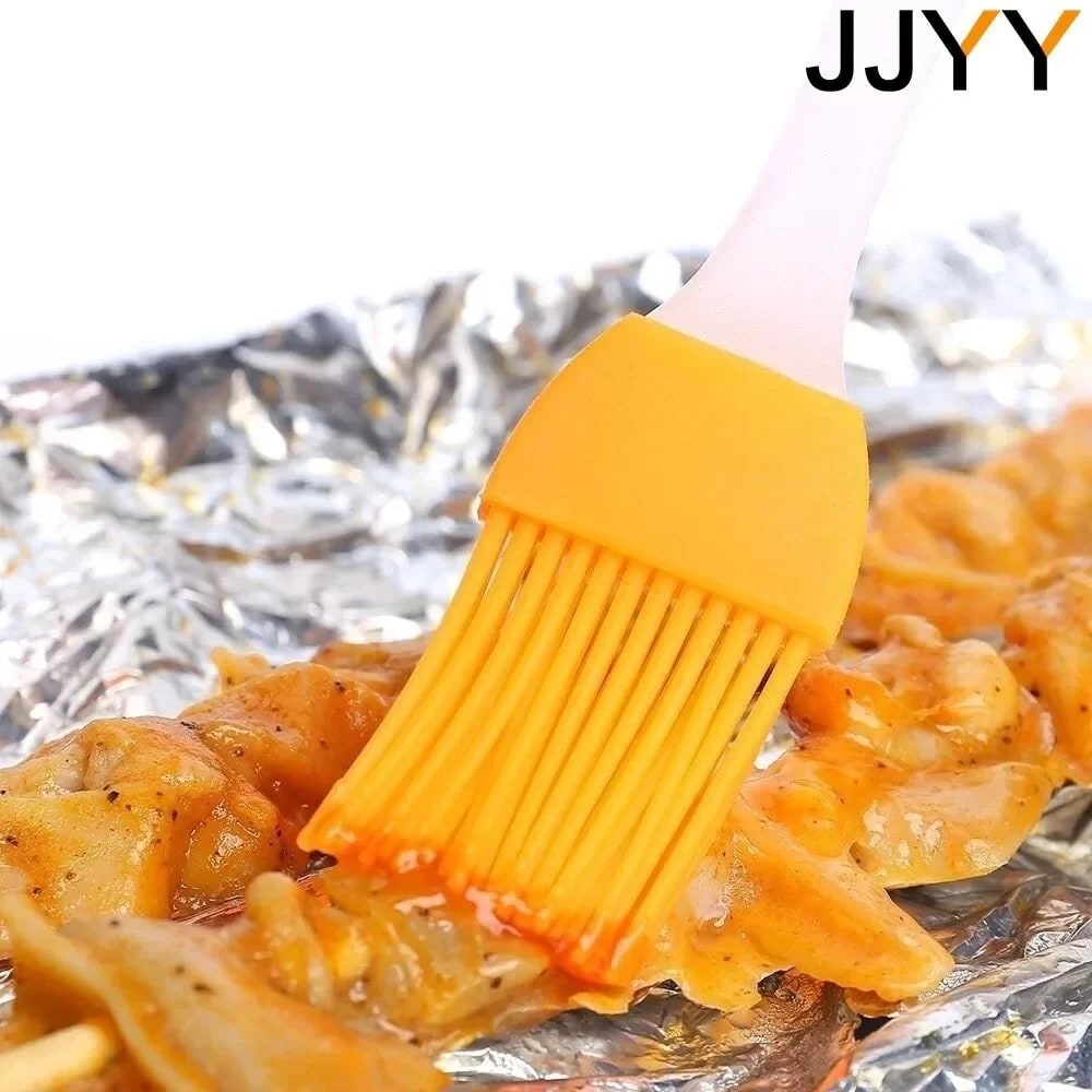 STONEGO Silicone Basting Brush for BBQ, Baking and Grilling, 17cm