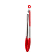 Rubber-Tipped Stainless Steel BBQ Tongs, 7/9/12 Inch, 1 or 3 Pack