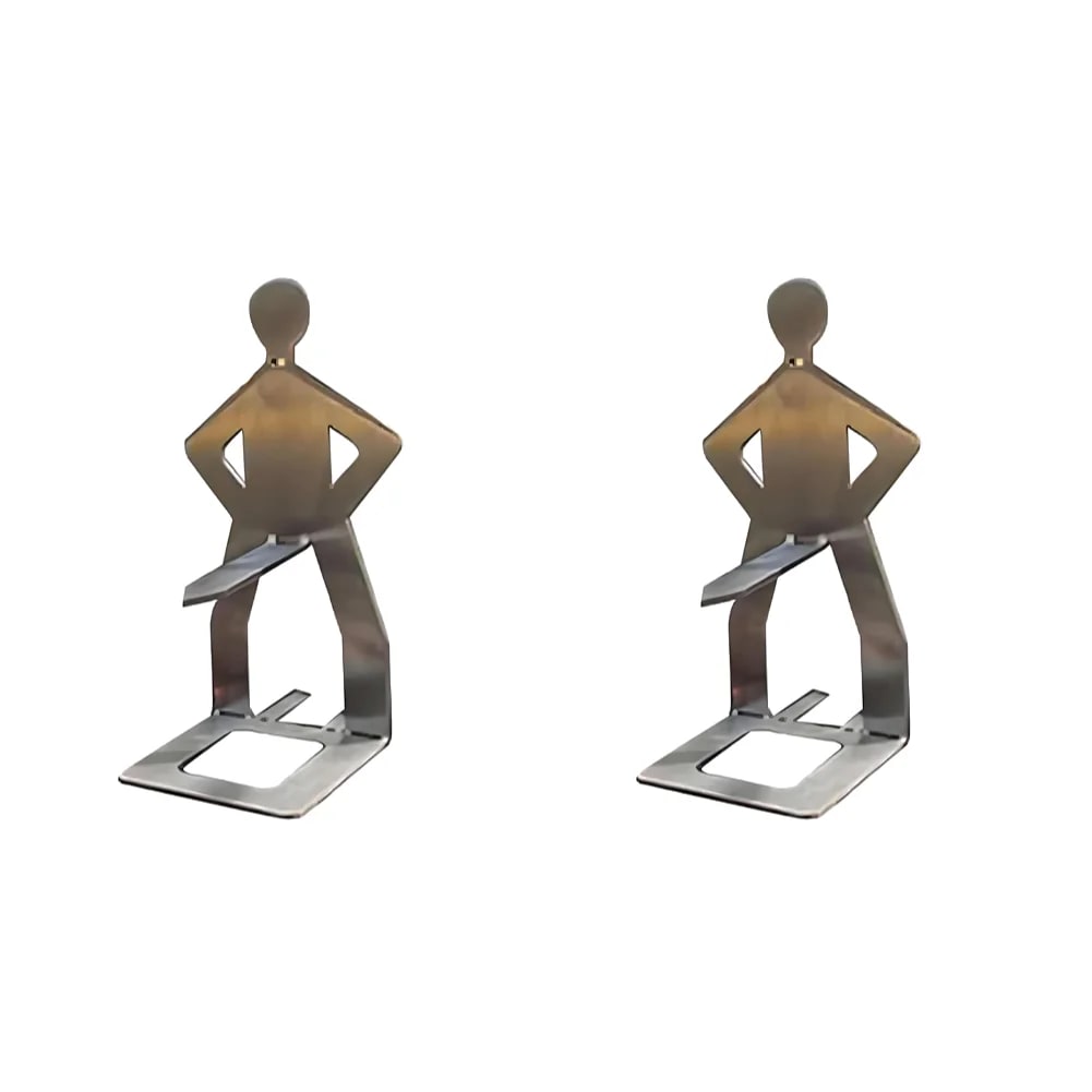 Metal Sausage Holder for BBQ and Camping, 205 x 75 x 3 mm, Pack Options - 2PCS
