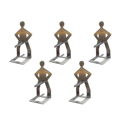 Metal Sausage Holder for BBQ and Camping, 205 x 75 x 3 mm, Pack Options - 5PCS