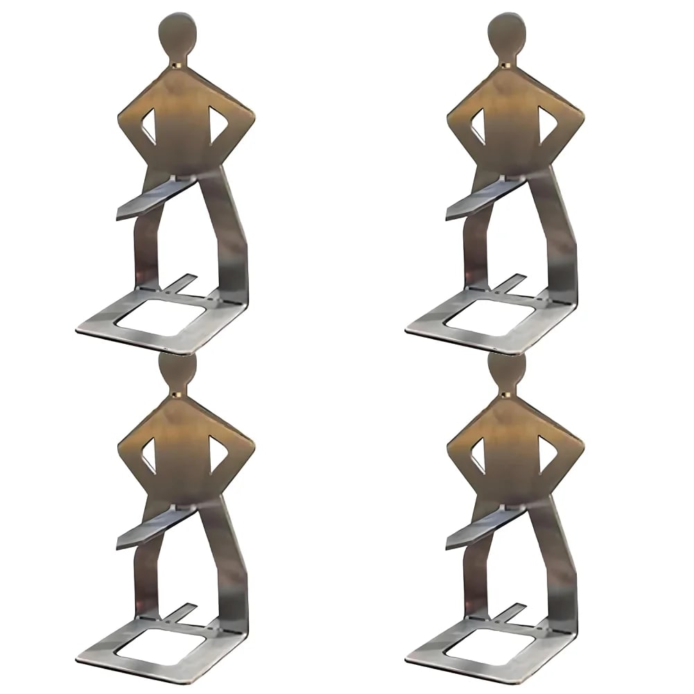 Metal Sausage Holder for BBQ and Camping, 205 x 75 x 3 mm, Pack Options - 4PCS