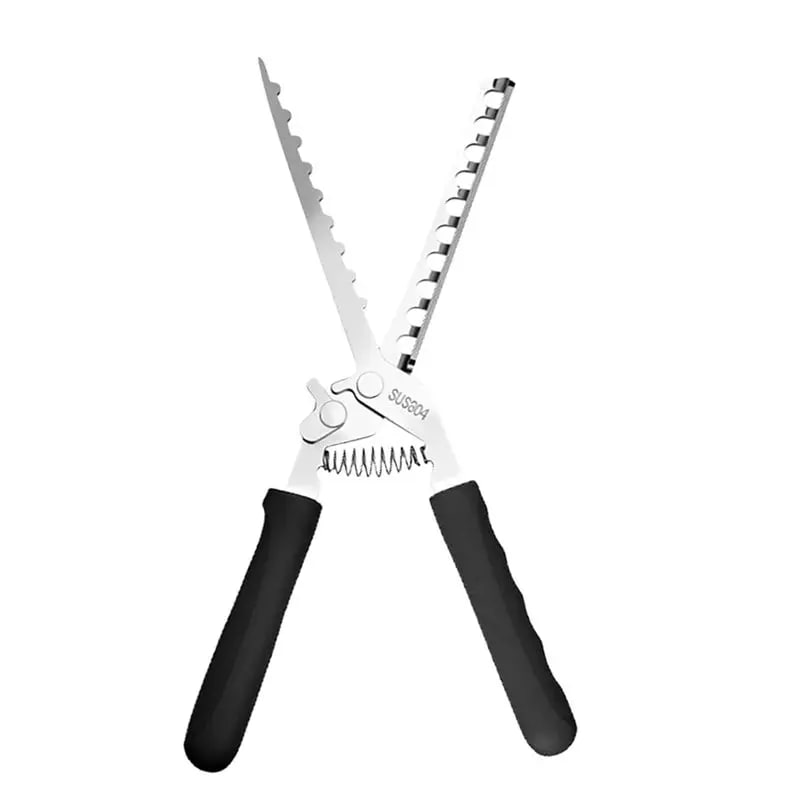 Rib Membrane Remover Tool with Cleaning Brush, 304 Stainless Steel BBQ Prep Tool