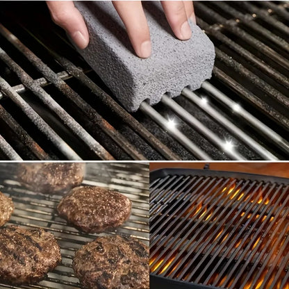 BBQ Grill Cleaning Block, Grey, 10 x 7 x 4cm