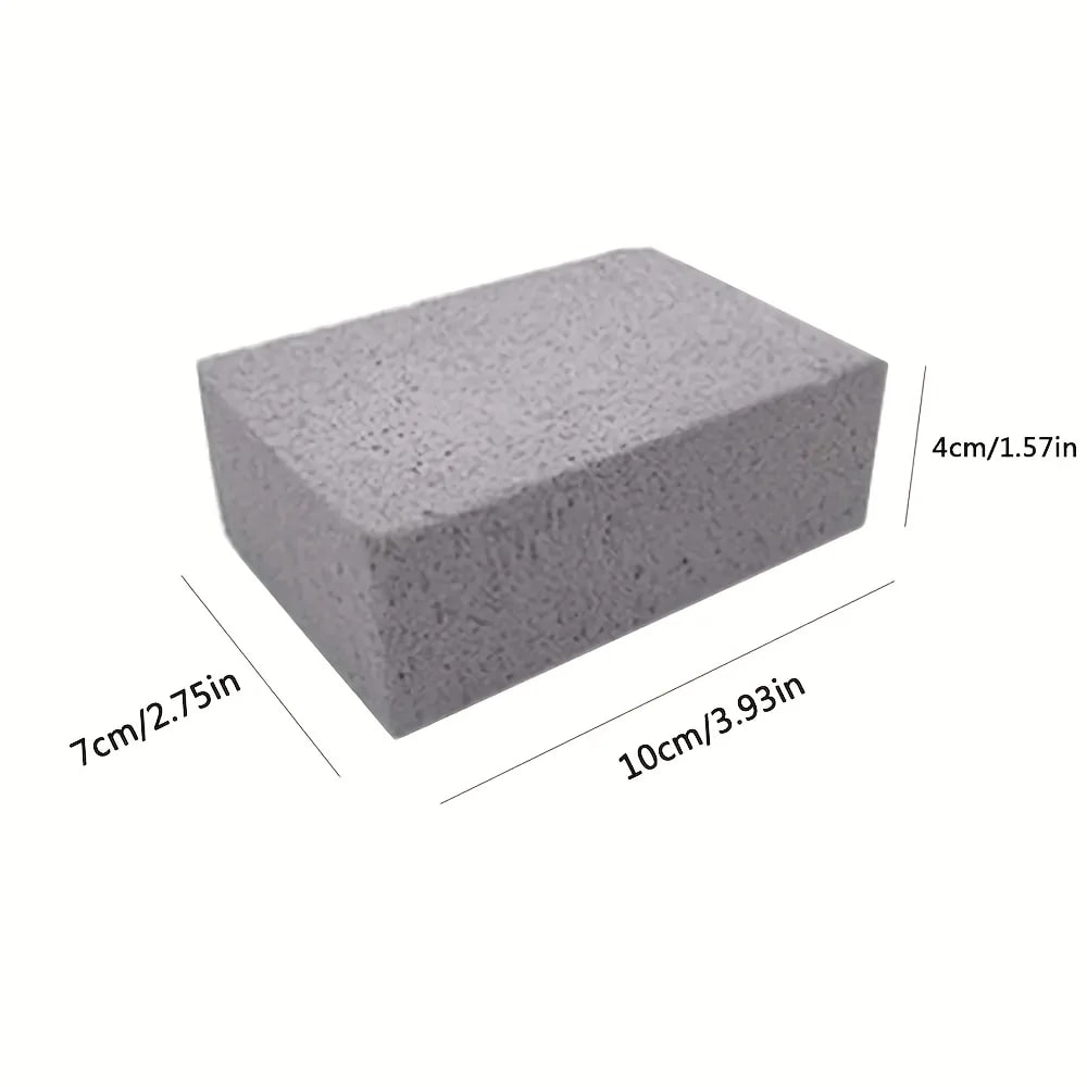 BBQ Grill Cleaning Block, Grey, 10 x 7 x 4cm