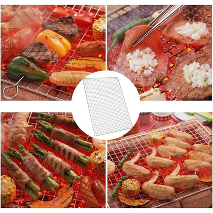 Stainless Steel BBQ Grill Rack and Oven Cooling Rack, 40 x 25 cm or 40 x 30 cm