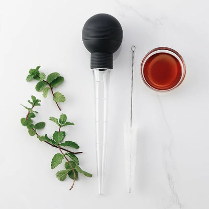 BBQ Poultry Baster Syringe with Cleaning Brush, 29.5cm